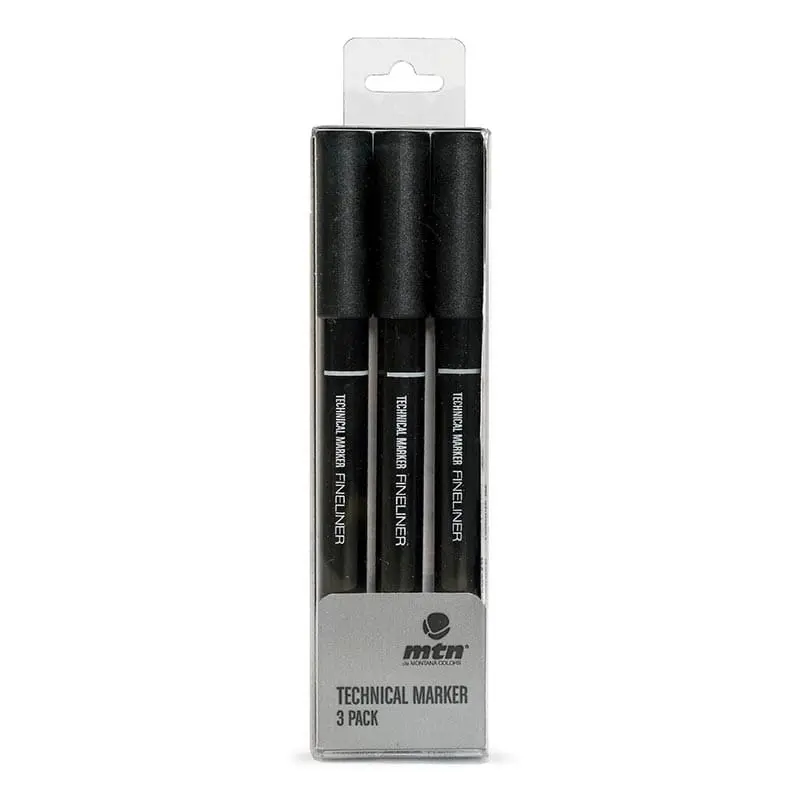 MTN Montana Colors Technical Marker Metallic Pack (3 Markers)
