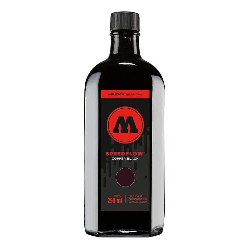 Molotow Speedflow Cocktail Copper Black Ink Refill 250ml