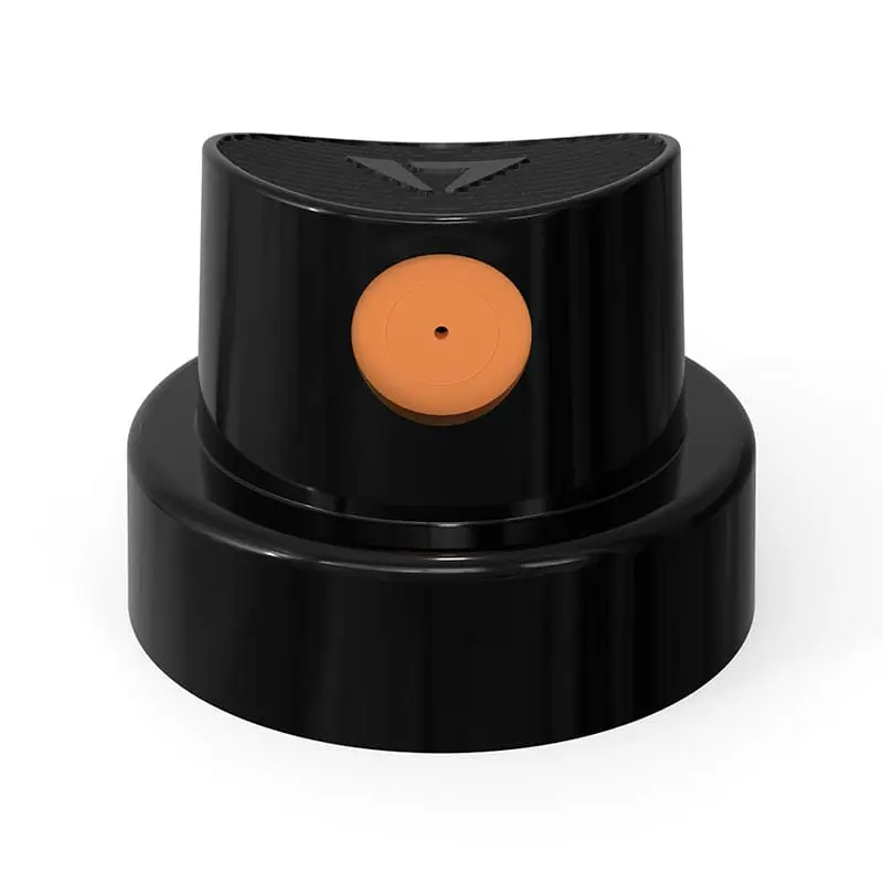 Hardcore Medium Cap (Black With Orange Dot)