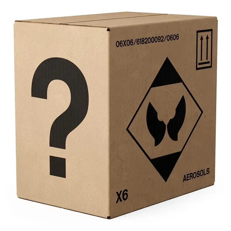 6 x 400ml Spray Paint Mystery Box