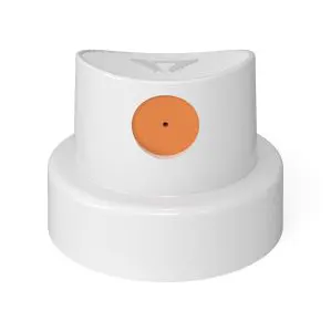 Silent Fat Cap (White With Orange Dot)