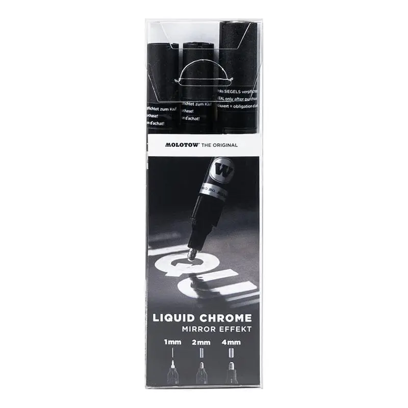 Molotow Liquid Chrome Marker 703 Set (3 Markers)