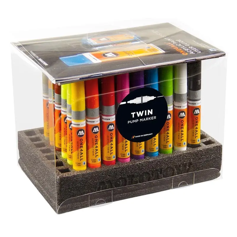 Molotow One4All Acrylic Twin Marker 224 - Complete Set (50 Markers)