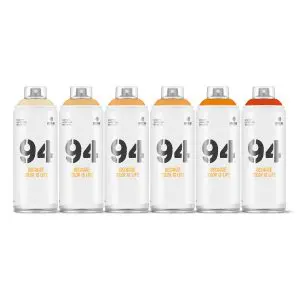 MTN Montana Colors 94 Oranges Spray Paint Pack (6 x 400ml)