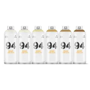 MTN Montana Colors 94 Skin Tones Spray Paint Pack (6 x 400ml)