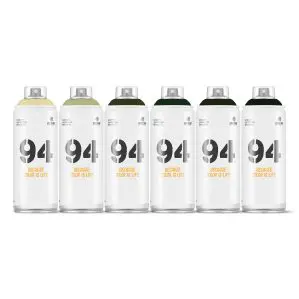 MTN Montana Colors 94 Camo Spray Paint Pack (6 x 400ml)