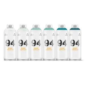 MTN Montana Colors 94 Menthols Spray Paint Pack (6 x 400ml)