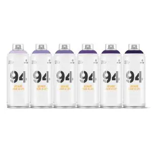 MTN Montana Colors 94 Purples Spray Paint Pack (6 x 400ml)