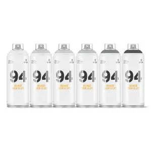 MTN Montana Colors 94 Neutral Greys Spray Paint Pack (6 x 400ml)