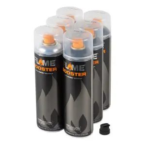 Flame Booster Spray Paint Box With Free 81 Cap (6 x 500ml)