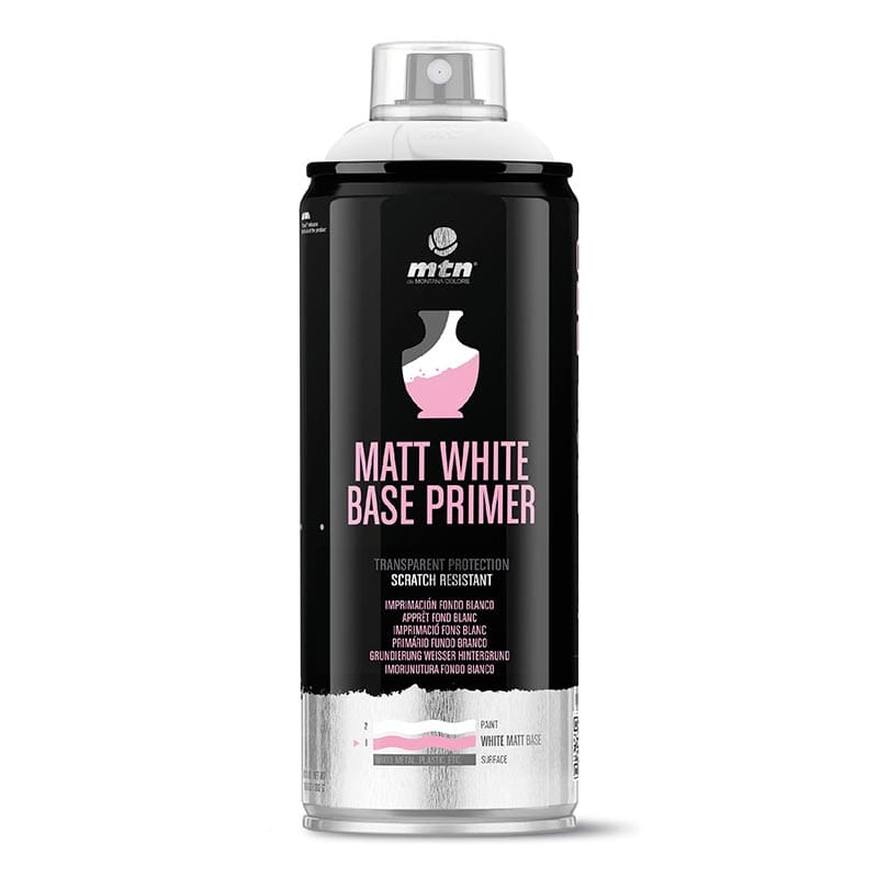 MTN Pro Matt White Base Primer Spray Paint 400ml