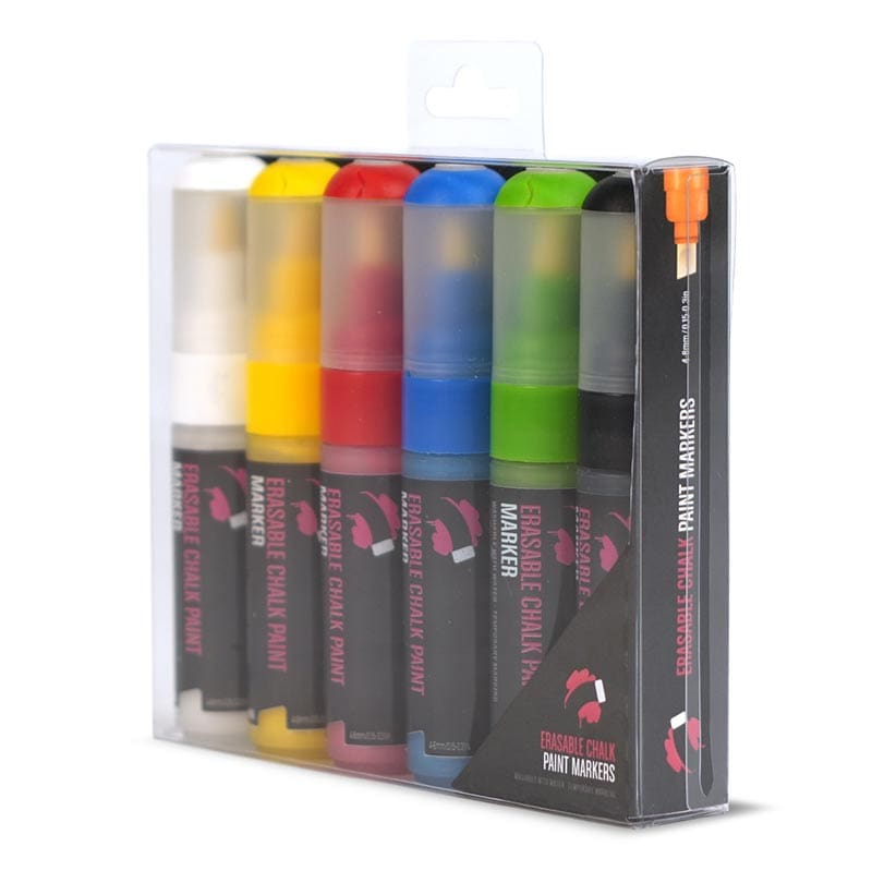 MTN Pro Erasable Chalk Paint Markers 8mm Pack (6 Markers)