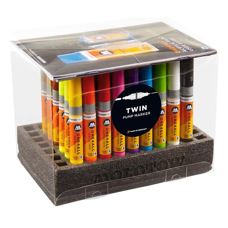 Molotow One4All Acrylic Twin Marker 224 - Complete Set (50 Markers)