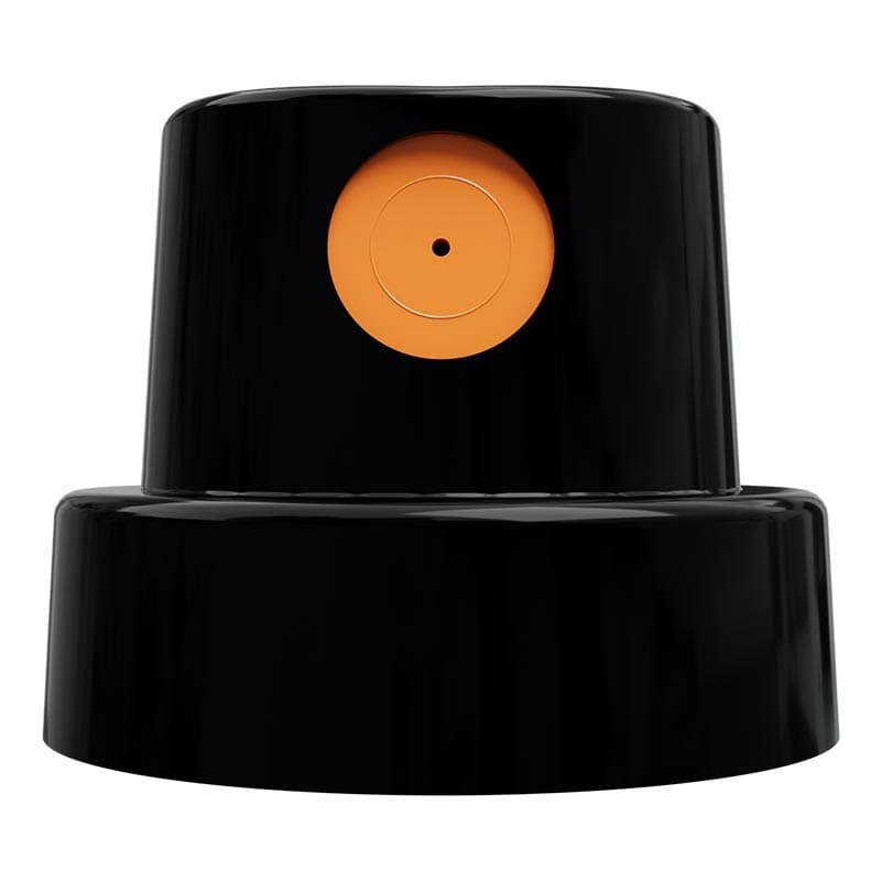 Hardcore Medium Cap (Black With Orange Dot)