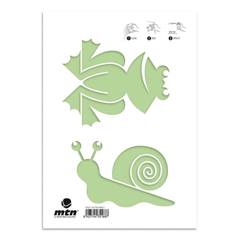 MTN Montana Colors Stencil - Animals 3