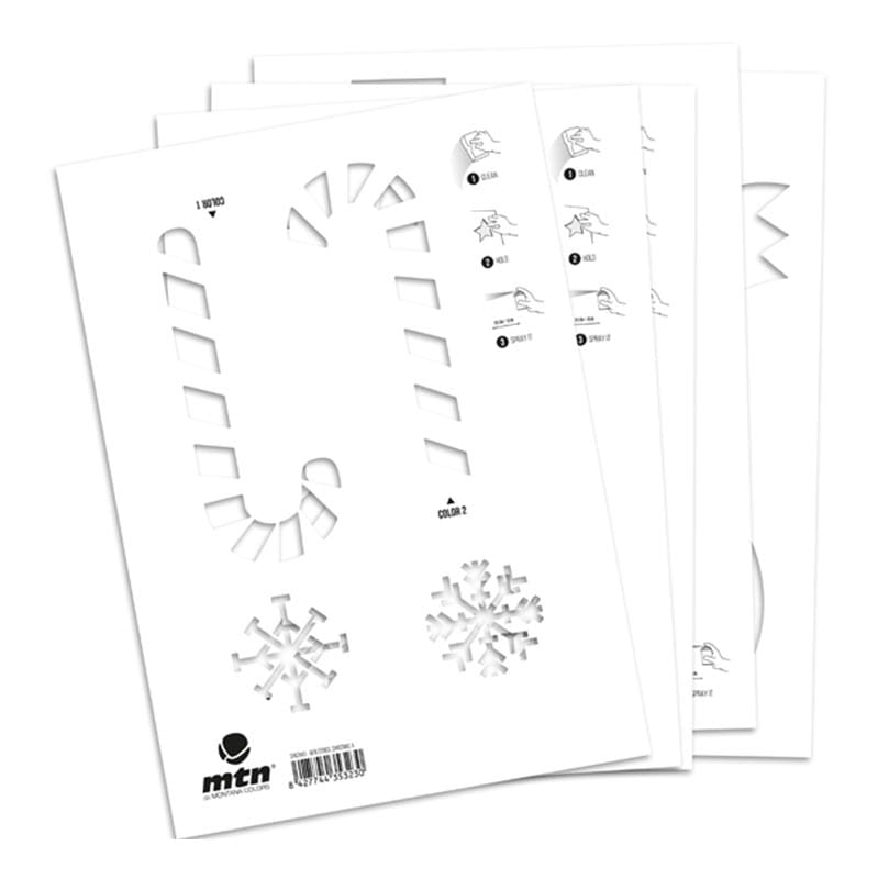 MTN Montana Colors Stencil - Christmas Set
