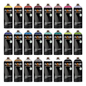 Flame Orange Spray Paint 24 Pack (24 x 400ml)