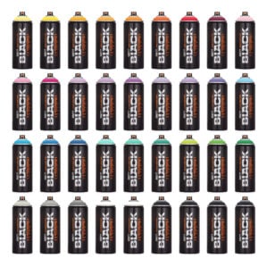Montana Black Spray Paint 36 Pack (36 x 400ml)