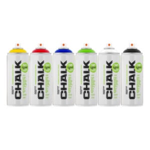 Montana Chalk Spray Paint Tryout Pack (6 x 400ml)