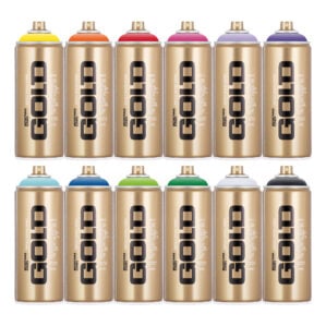 Montana Gold Spray Paint 12 Pack (12 x 400ml)