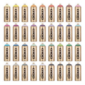 Montana Gold Spray Paint 36 Pack (36 x 400ml)