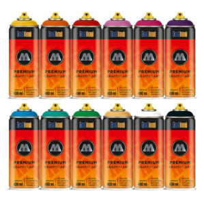 Molotow Premium Spray Paint 12 Pack (12 x 400ml)