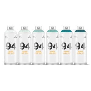 MTN Montana Colors 94 Menthols Spray Paint Pack (6 x 400ml)