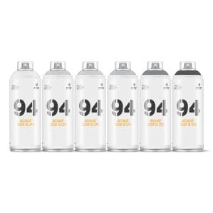 MTN Montana Colors 94 Neutral Greys Spray Paint Pack (6 x 400ml)