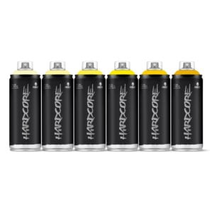 MTN Montana Colors Hardcore Yellows Spray Paint Pack (6 x 400ml)