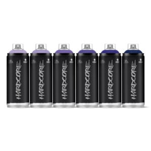 MTN Montana Colors Hardcore Purples Spray Paint Pack (6 x 400ml)