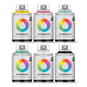 MTN Montana Colors Water Based Pastel Spray Paint Workshop Pack (6 x 100ml)