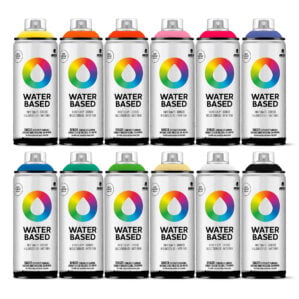 MTN Montana Colors Water Based Spray Paint 12 Pack (12 x 400ml)