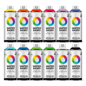 MTN Montana Colors Water Based Spray Paint 12 Pack (12 x 400ml)