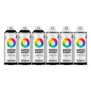 MTN Montana Colors Water Based Black and White Spray Paint Pack (6 x 400ml)