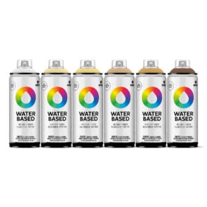 MTN Montana Colors Water Based Skin Tones Spray Paint Pack (6 x 400ml)