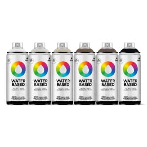 MTN Montana Colors Water Based Warm Greys Spray Paint Pack (6 x 400ml)