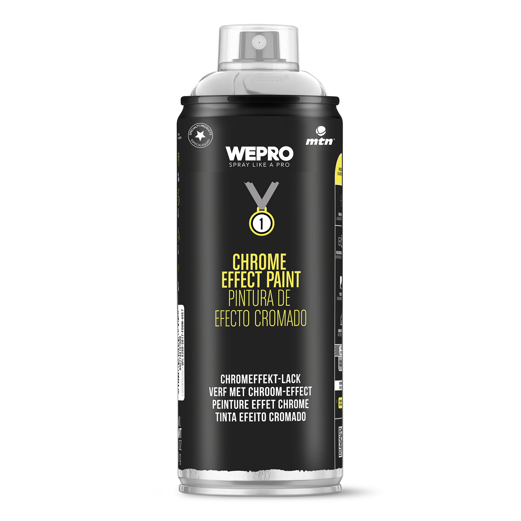 MTN WEPRO Chrome Effect Spray Paint 400ml