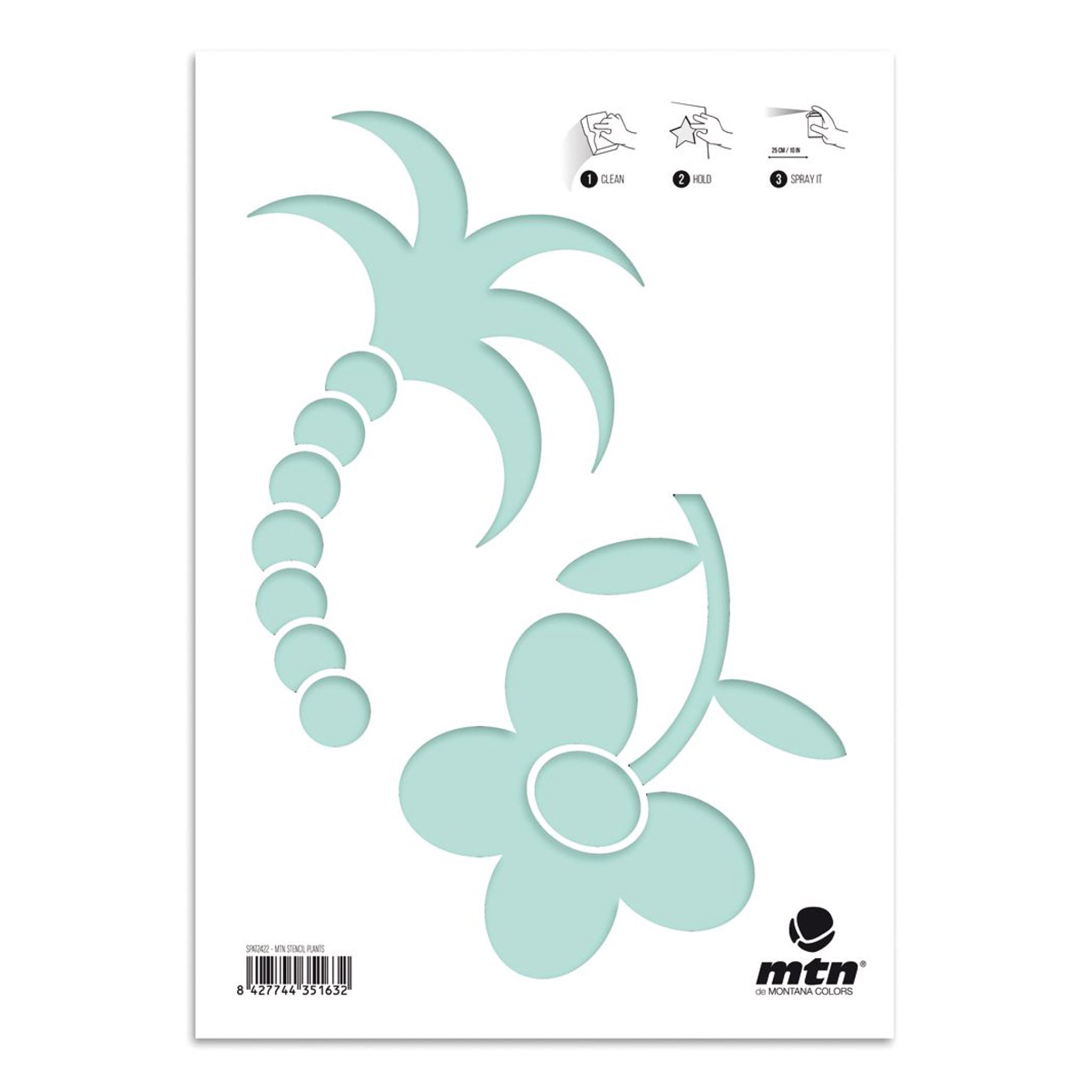 MTN Montana Colors Stencil - Plants