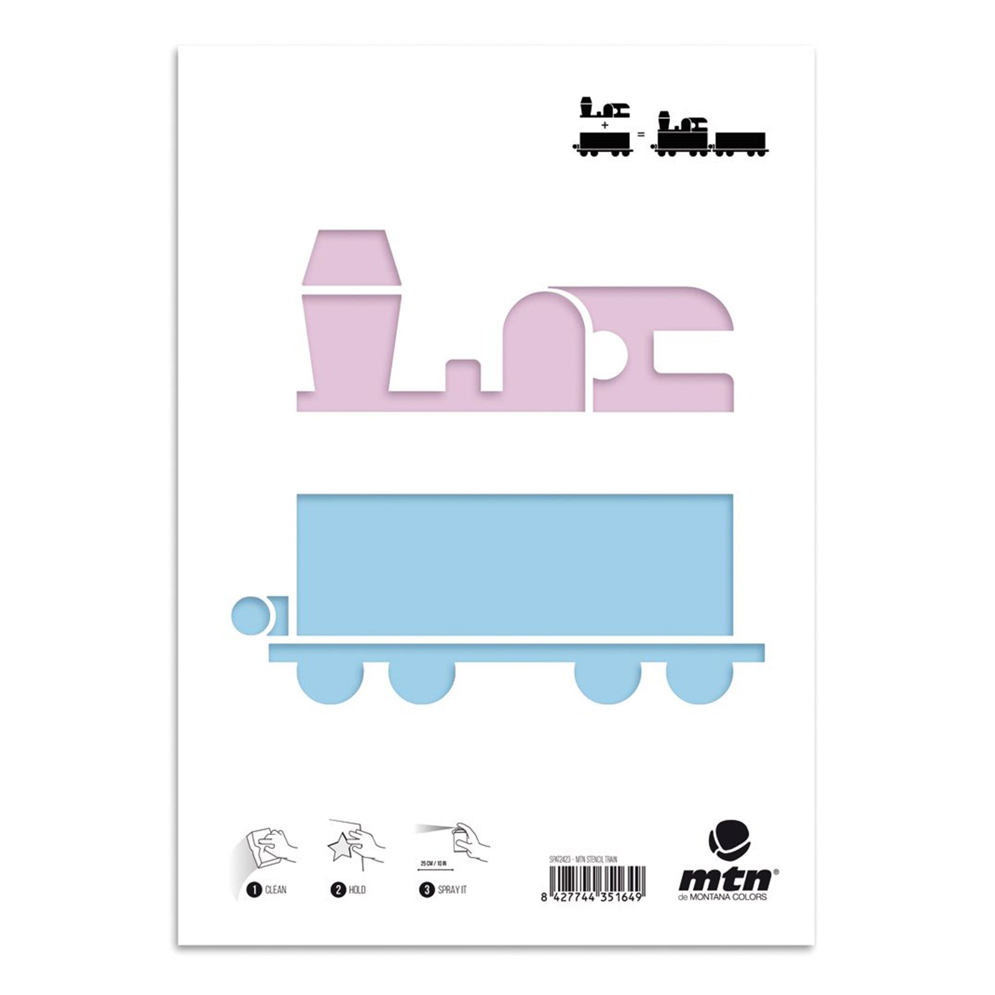 MTN Montana Colors Stencil - Train