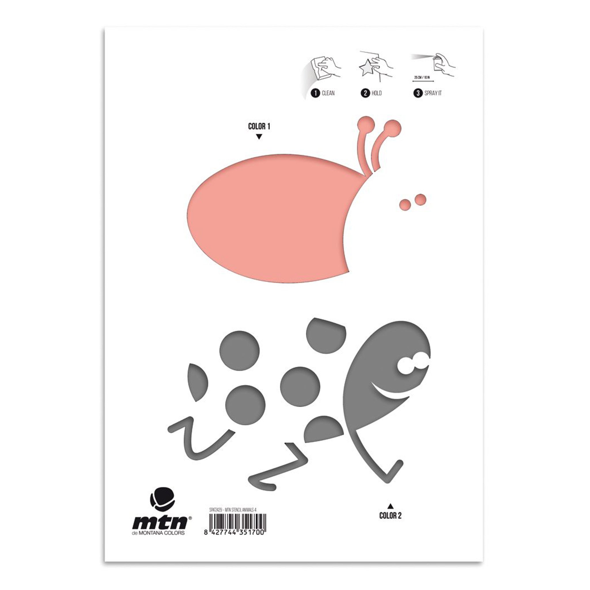 MTN Montana Colors Stencil - Animals 4