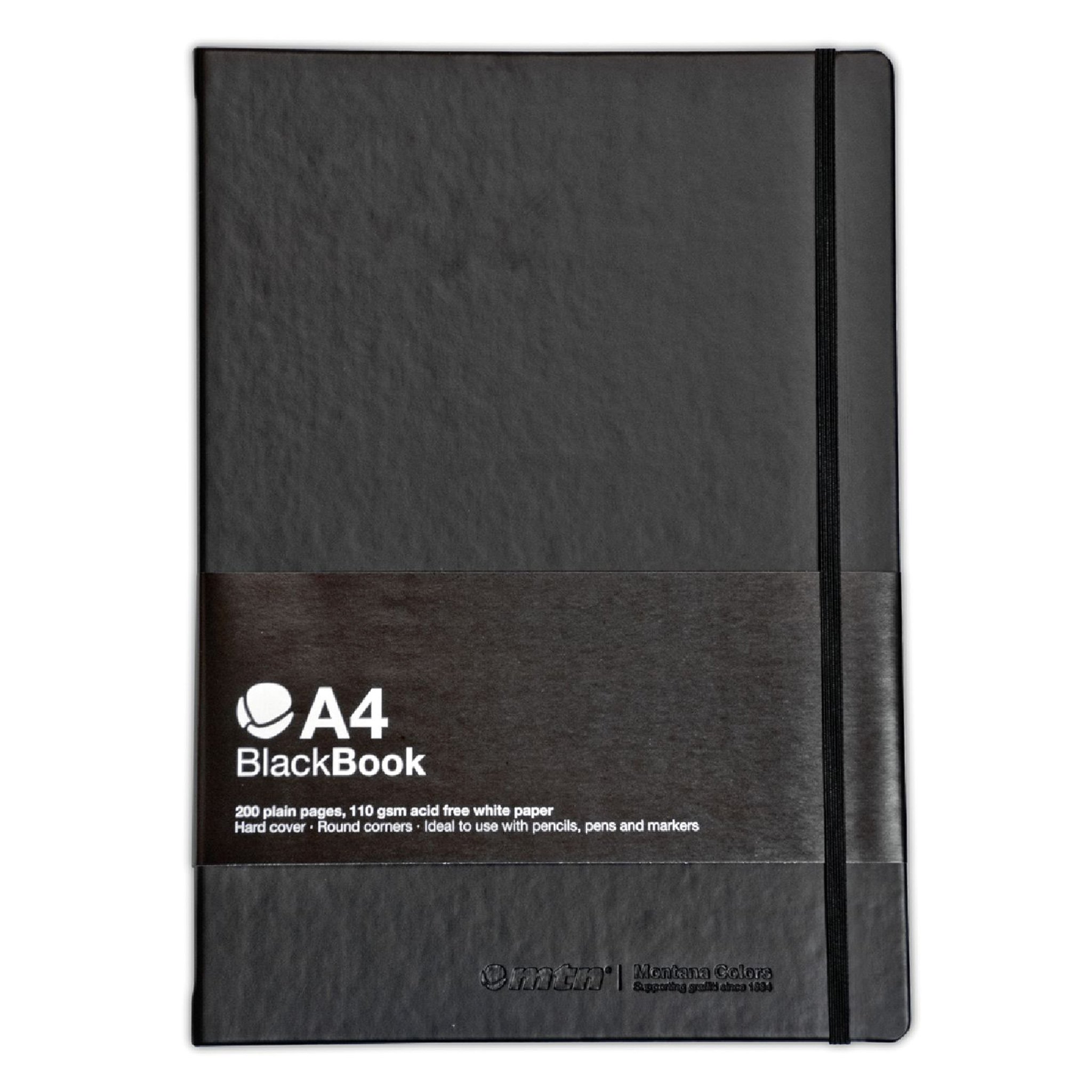 MTN Montana Colors Black Sketch Book - A4 Portrait