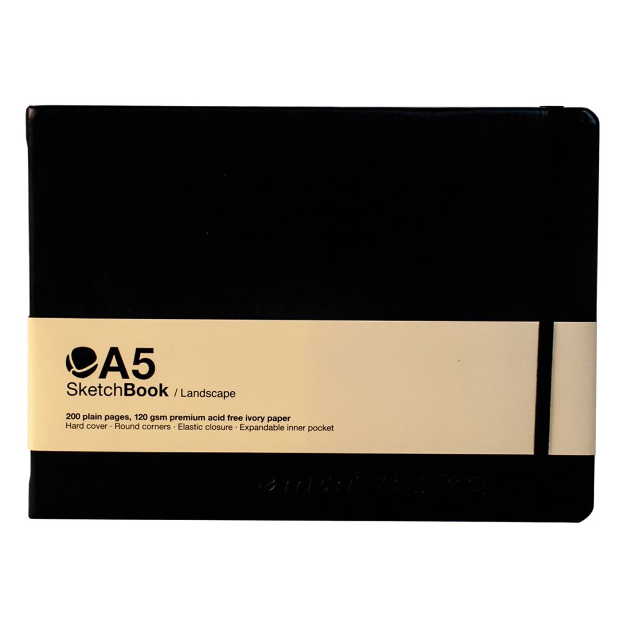 MTN Montana Colors Black Sketch Book - A5 Landscape