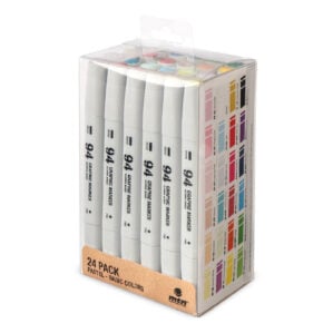 MTN Montana Colors 94 Graphic Marker Pastel and Basic Colours Pack (24 Markers)